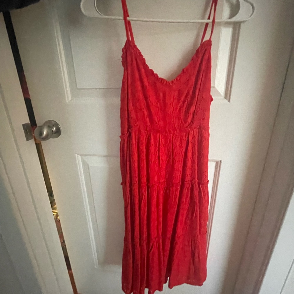 Red dress